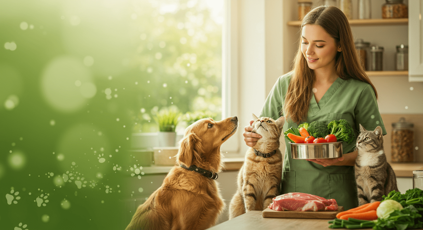 Mascota feliz con su dueña
